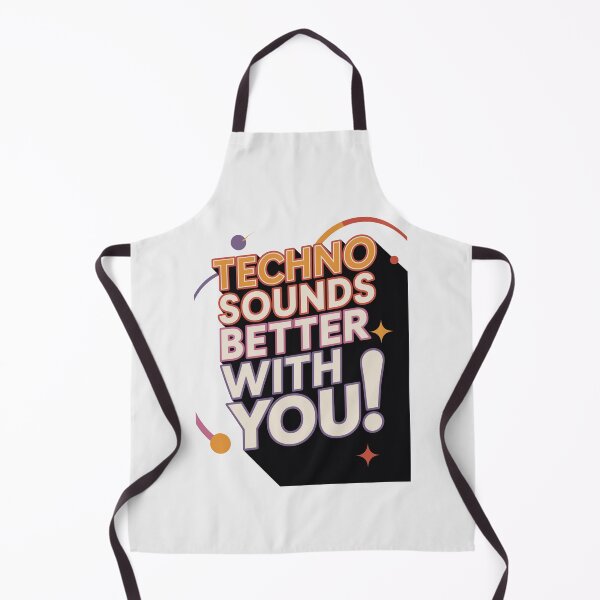 Item preview, Techno Sounds Better With You – Retro 70s Disco Style for DJs and Ravers designed and sold by paulo silveira.