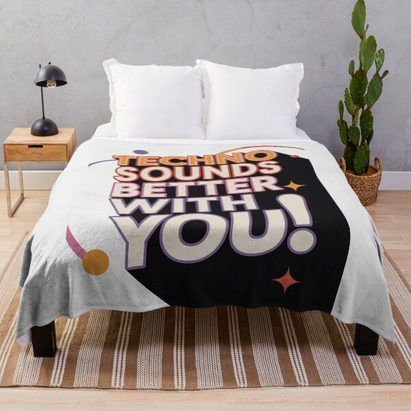 Item preview, Techno Sounds Better With You – Retro 70s Disco Style for DJs and Ravers designed and sold by paulo silveira.