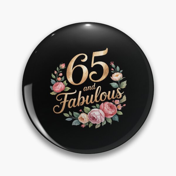 Item preview, 65 And Fabulous Floral 65th Birthday Celebration Funny designed and sold by ticlitule.