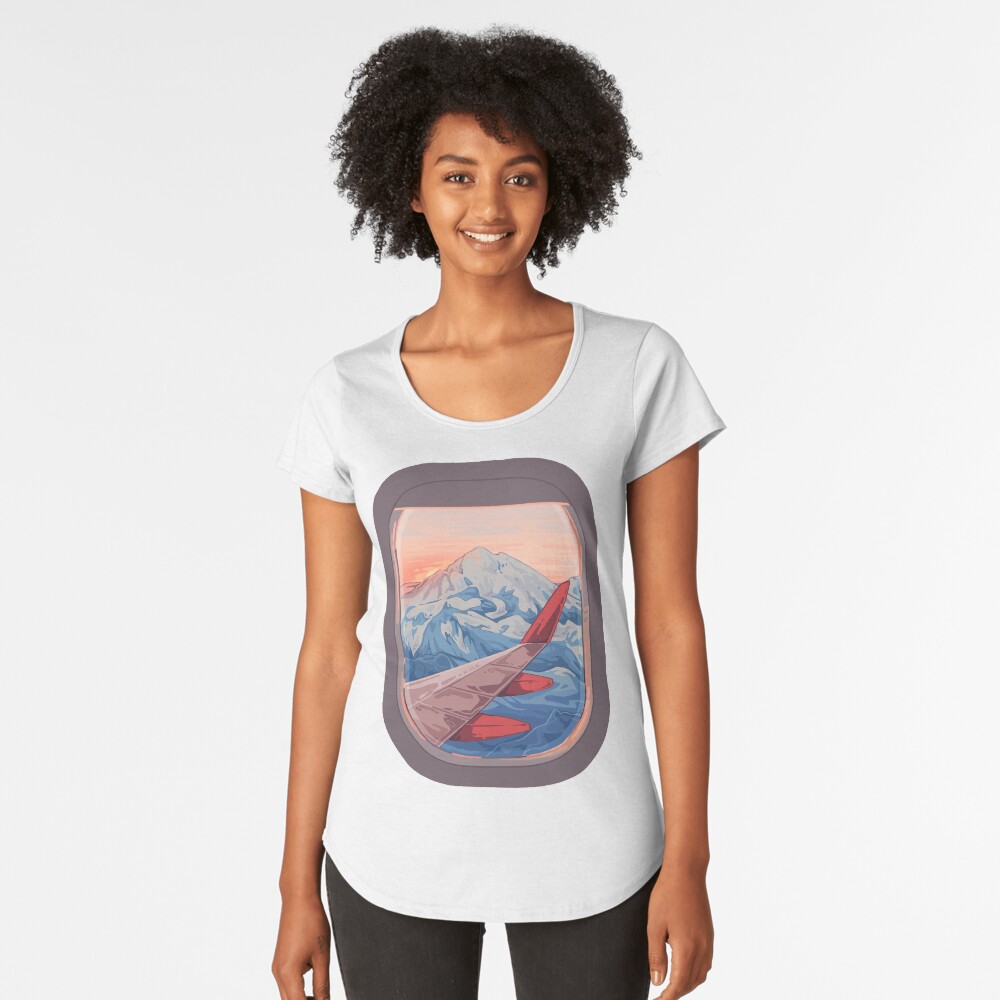 Aperçu de l'œuvre T-shirt premium échancré créée et vendue par flaroh.