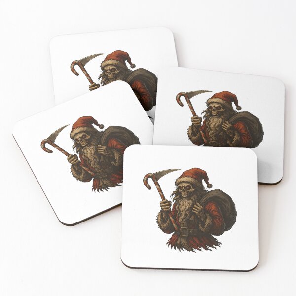 Item preview, Santa Reapers Dark Delight (Horror Christmas Art) designed and sold by Noorvanhoof.