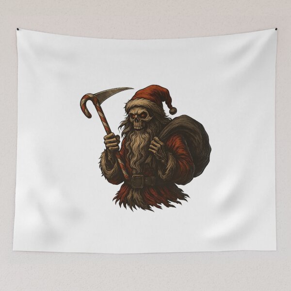 Item preview, Santa Reapers Dark Delight (Horror Christmas Art) designed and sold by Noorvanhoof.