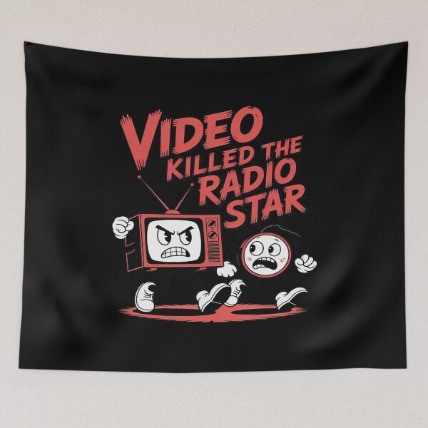 Item preview, 90s Nostalgia Video Killed the Radio Star designed and sold by ticlitule.