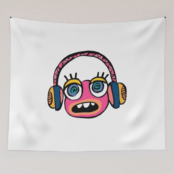 Item preview, shocked headphones - headphones series - object party collection designed and sold by Noorvanhoof.