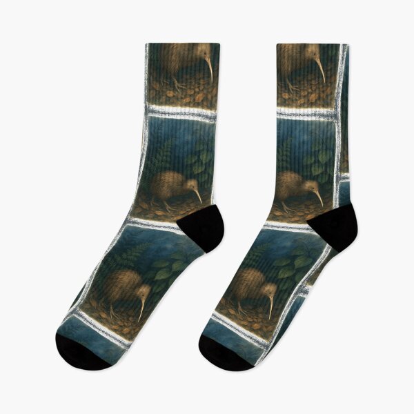Item preview, Kiwi at Dusk – New Zealand Icon in the Bush designed and sold by MvuuStudio.