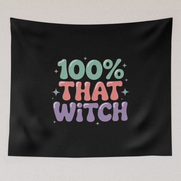 Item preview, 100 Percent That Witch - Funny Halloween designed and sold by ticlitule.