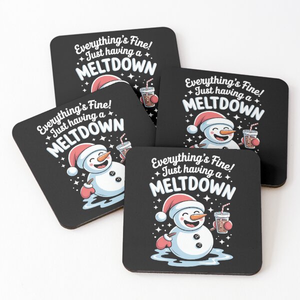 Item preview, Everything's Fine Just Having Meltdown Snowman Winter designed and sold by HellD3vil-Art.