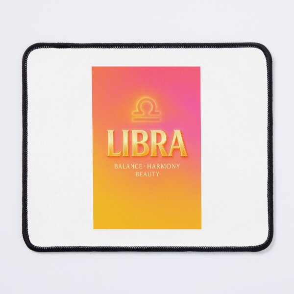 Item preview, Libra ♎ 3D Glow Zodiac Art – Balance • Harmony • Beauty | Vibrant Astrology Design designed and sold by GlowVibePrints.