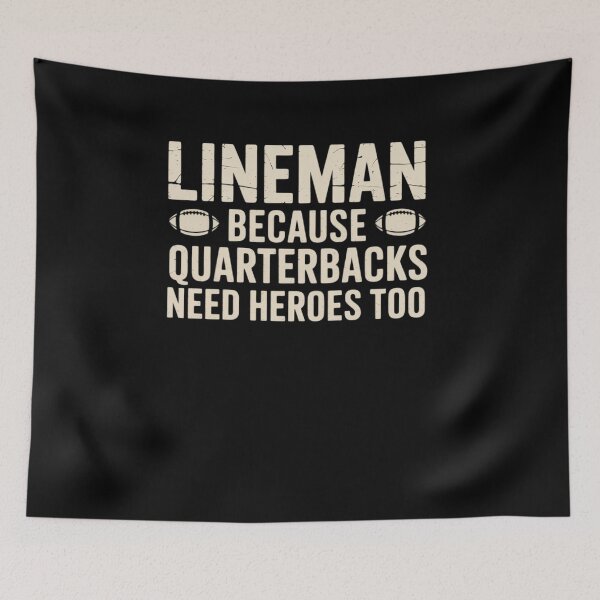 Item preview, Because Quarterbacks Need Heroes designed and sold by HaileyRobel.