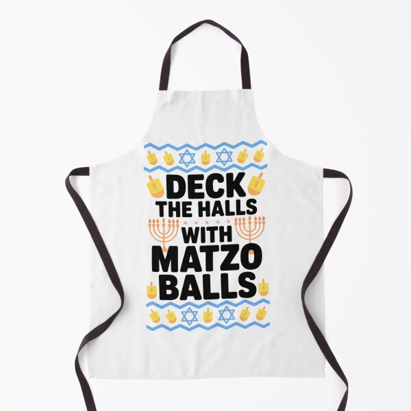Item preview, Hanukkah Deck Hall With Matzo Ball Ugly Sweater Jewish designed and sold by Moon-Ape.