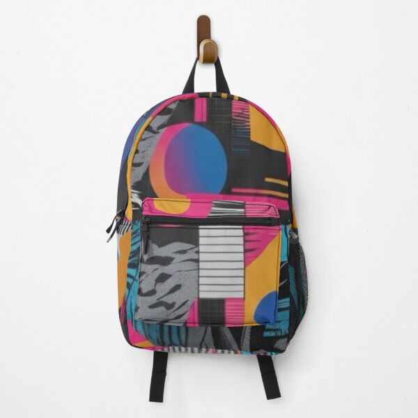 Item preview, Vibrant Abstract Geometry – Glitch Pop Chaos Design designed and sold by Vibepop.store.