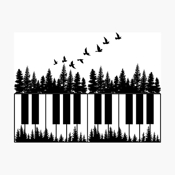 Item preview, Forest Piano Harmony  designed and sold by berwies.