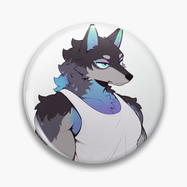 Artikelvorschau, Cooler Buff Wolf mit Neon-Leuchten entworfen und verkauft von Finmm.