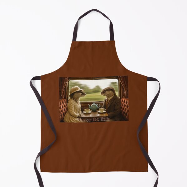 Item preview, Otters Having Tea on the Train Circa 1923 designed and sold by Tridentulus.