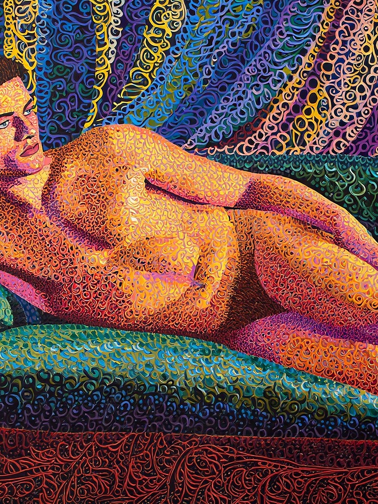Thumbnail 3 of 3, Scarf, Chromatic Reverie designed and sold by Seduction-art.