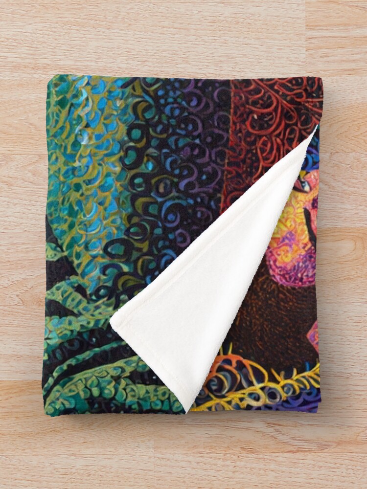 Thumbnail 3 of 6, Throw Blanket, Chromatic Reverie designed and sold by Seduction-art.