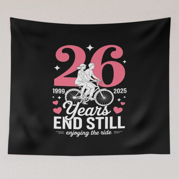 Item preview, 1999 26th 26 Years Years Still Enjoy The Ride Wedding designed and sold by BiellaSar.