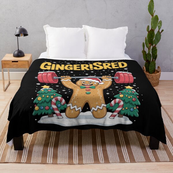 Item preview, Gingerbread Man Gingershred Gym Bodybuilding Christmas designed and sold by Moon-Ape.