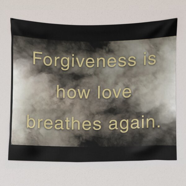 Item preview, Forgiveness is how love breathes again.  designed and sold by vagar.