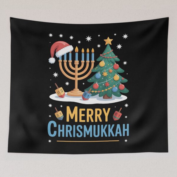 Item preview, Happy Christmukkah Jewish Christmas Hanukkah Chanukah designed and sold by Moon-Ape.