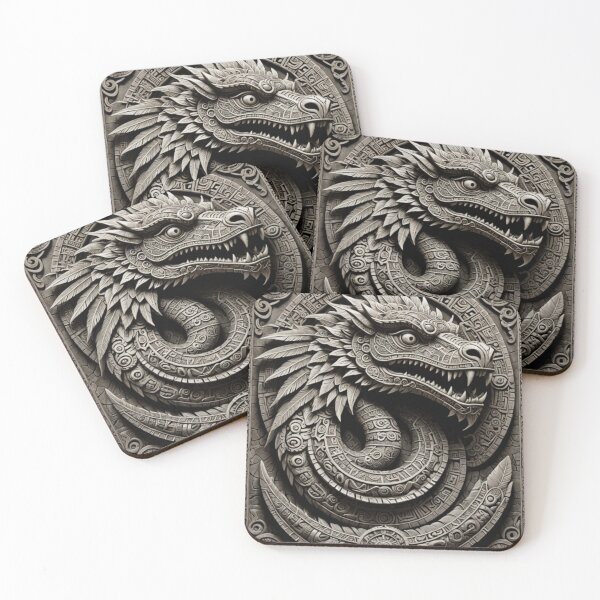 Item preview, Feathered serpent #2 (Temple) designed and sold by RZSTNCE.