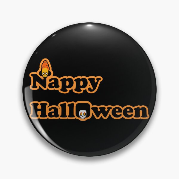 Item preview, Nappy Halloween text designed and sold by GF Design.
