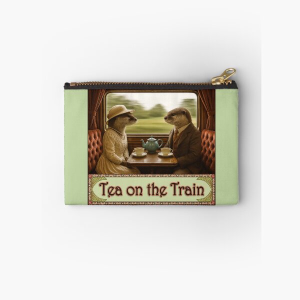 Item preview, Otters Have Tea on the Train Circa 1923 designed and sold by Tridentulus.