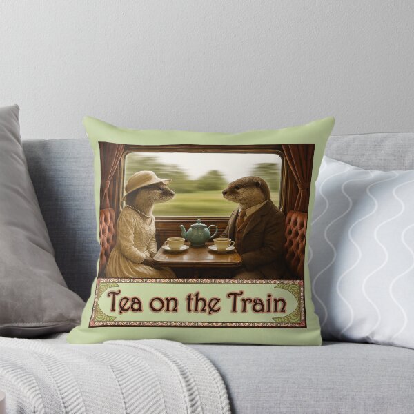 Item preview, Otters Have Tea on the Train Circa 1923 designed and sold by Tridentulus.