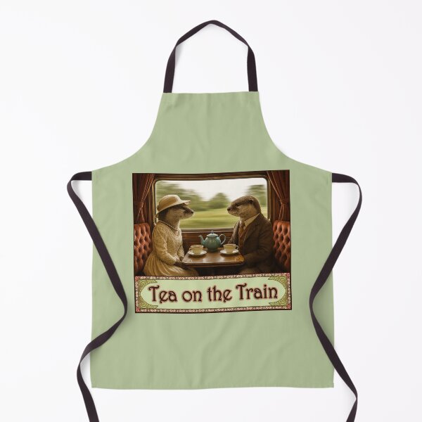Item preview, Otters Have Tea on the Train Circa 1923 designed and sold by Tridentulus.