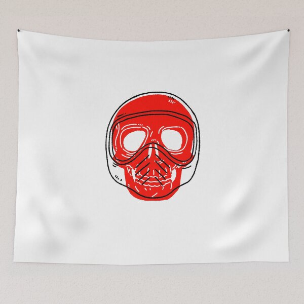 Item preview, Classic Biker Skull with Goggles Minimalist Graphic designed and sold by RNASstuff.