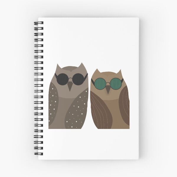 Item preview, Owls with Sunglasses – Cool Funny Owl Illustration  designed and sold by Beautiful art store.