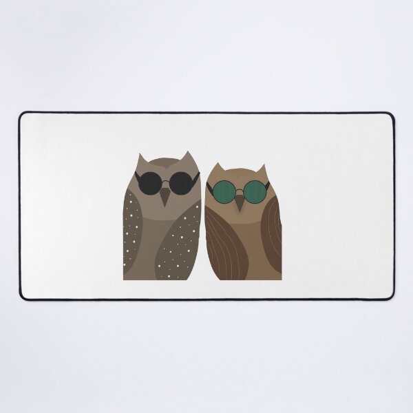 Item preview, Owls with Sunglasses – Cool Funny Owl Illustration designed and sold by Beautiful art store.