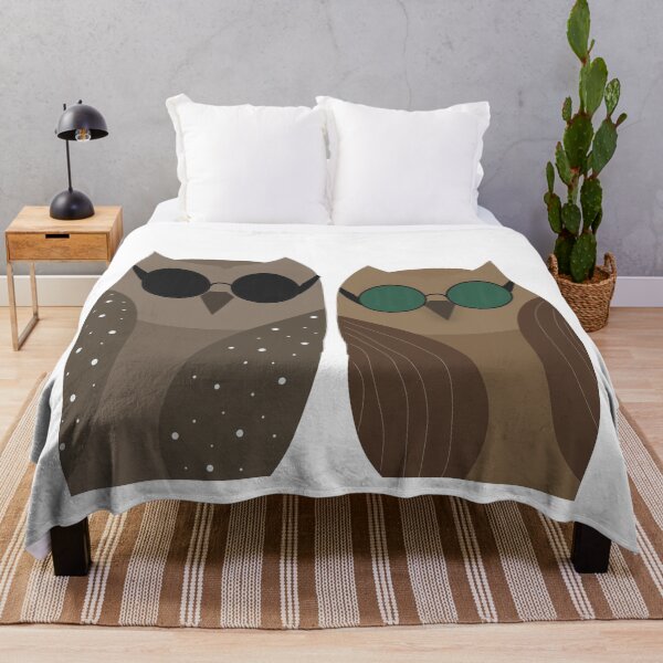 Item preview, Owls with Sunglasses – Cool Funny Owl Illustration designed and sold by Beautiful art store.