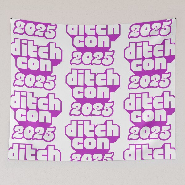 Item preview, Ditchcon 2025 - Non Balls Version designed and sold by Lazy Pirate Radio.
