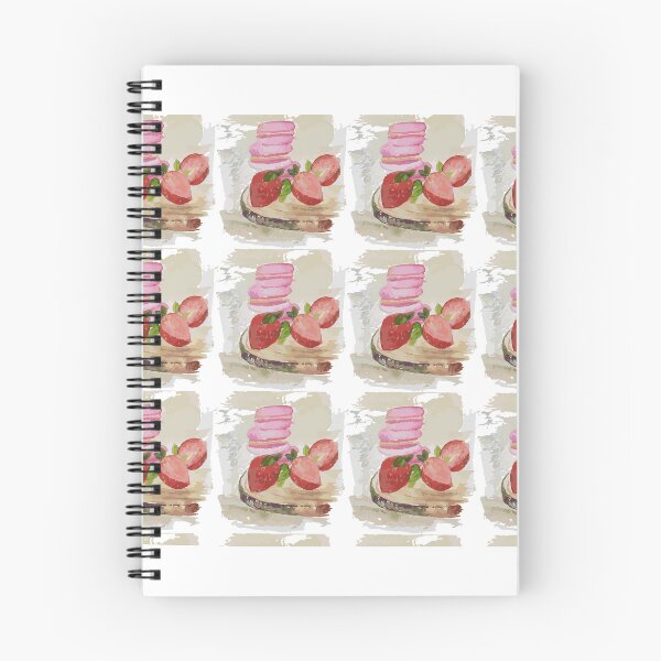 Item preview, Strawberry & Macaroons designed and sold by ArtWorkKraze.