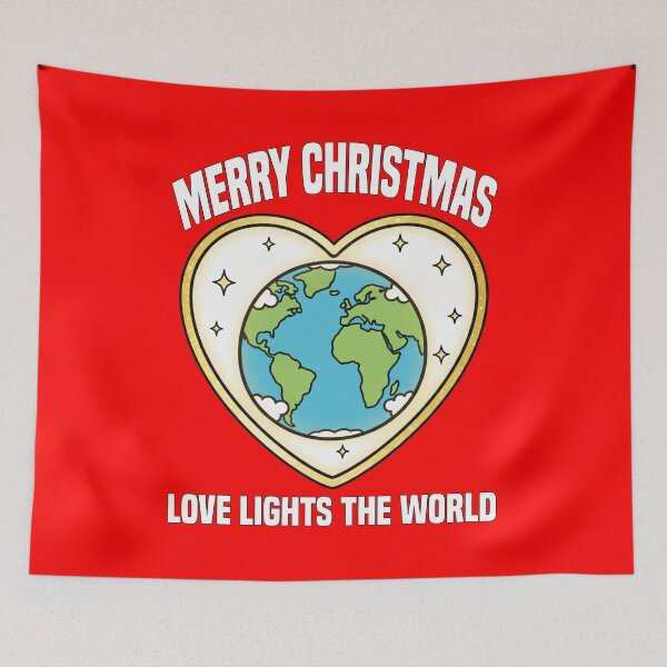 Item preview, MERRY CHRISTMAS - LOVE LIGHTS THE WORLD designed and sold by KEF Custom.