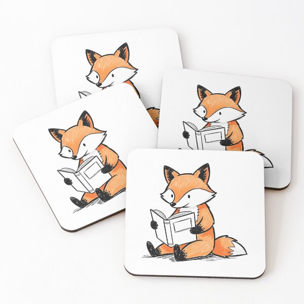 Item preview, Fox Reading a Book designed and sold by Thunderbelts.