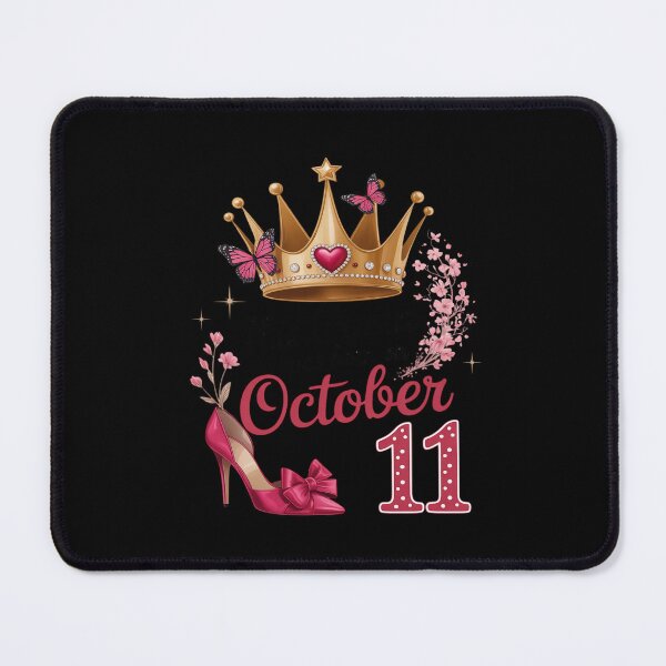 Item preview, A Queen Was Born on October 11 October 11th Birthday designed and sold by BiellaSar.