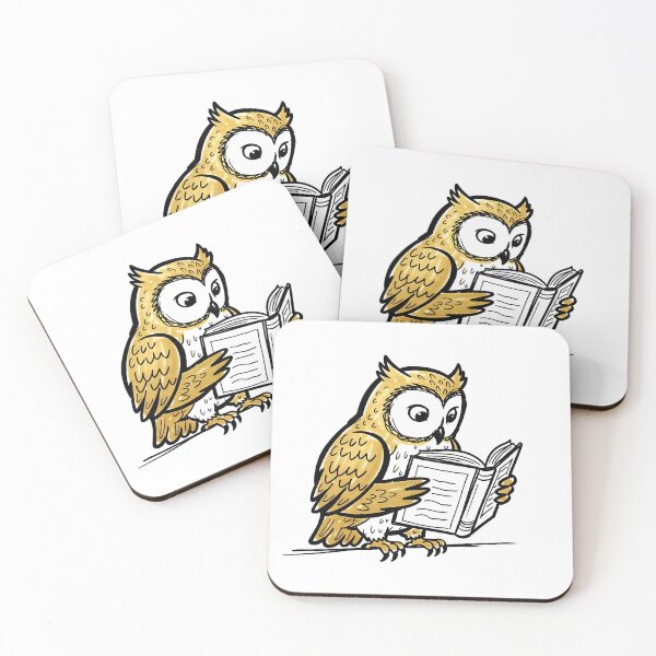 Item preview, Owl Reading a Book designed and sold by Thunderbelts.