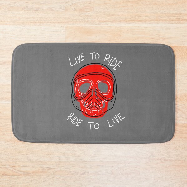 Item preview, Bold Live To Ride Motorcycle Skull Graphic designed and sold by RNASstuff.