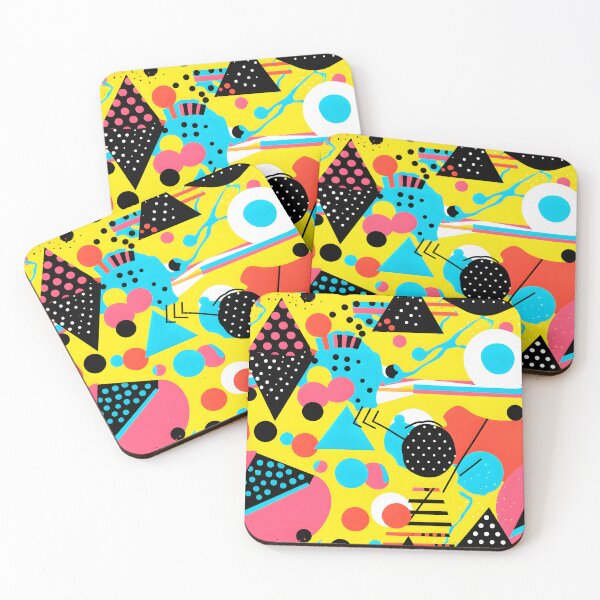 Item preview, Pop Art Pink, Blue, And Yellow Abstract Designs designed and sold by DEC02.