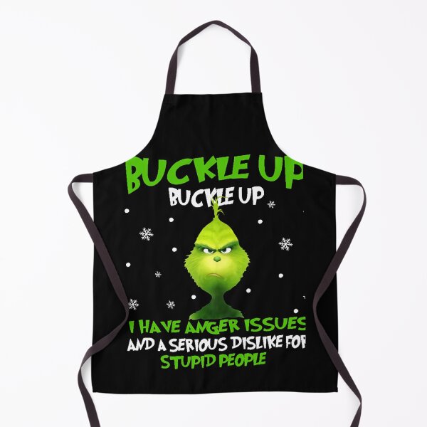Item preview, Grinch Funny Anger Issues Quote Christmas Humor Design designed and sold by pluekeethi.