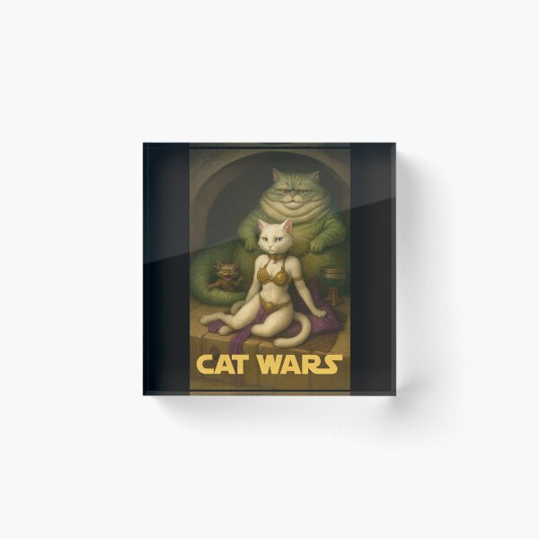 Item preview, Retro Cat Wars designed and sold by Dragon Space.
