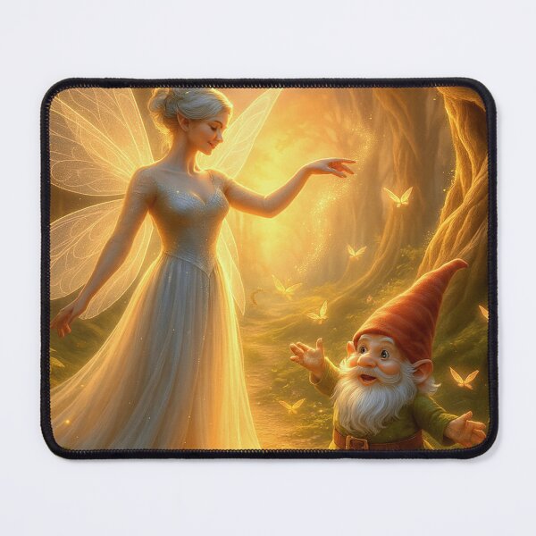 Item preview, Elaria and the Gnome of Dawnlight Hollow designed and sold by MythicmoorArt.