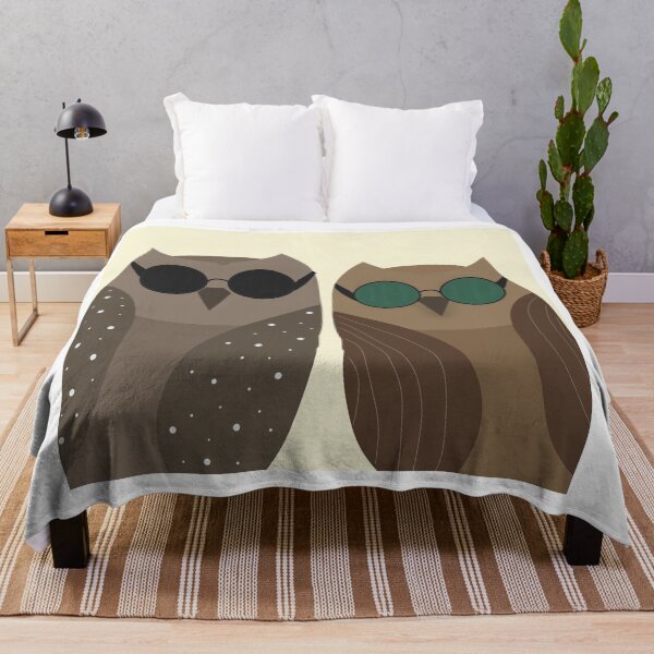 Item preview, Owls with Sunglasses – Cool Funny Owl Illustration designed and sold by Beautiful art store.