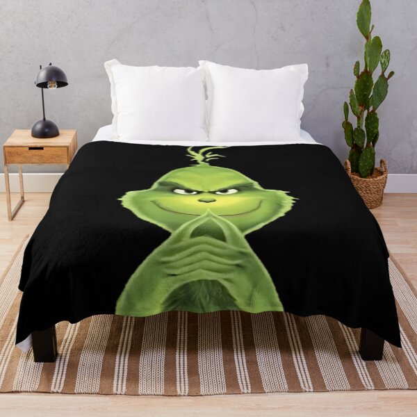 Item preview, Grinch Sneaky Evil Smile Christmas Mischief Cartoon Art designed and sold by Ariella Whitney.