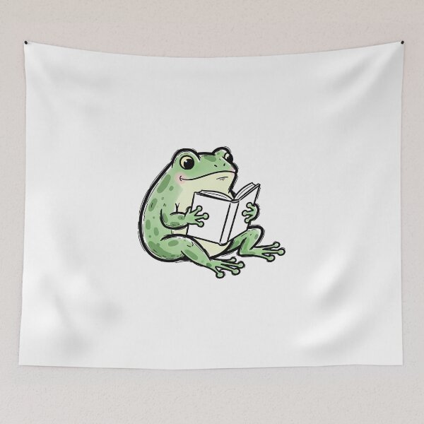 Item preview, Frog Reading a Book designed and sold by Thunderbelts.