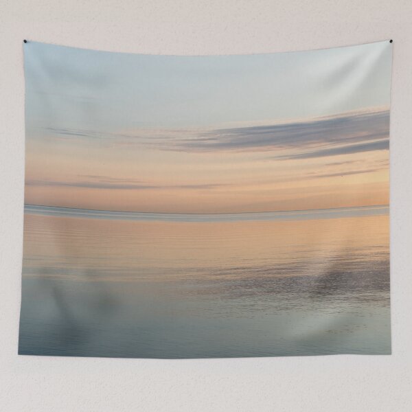 Item preview, Pale Blue Ocean Horizon Tranquility designed and sold by Georgia Mizuleva.