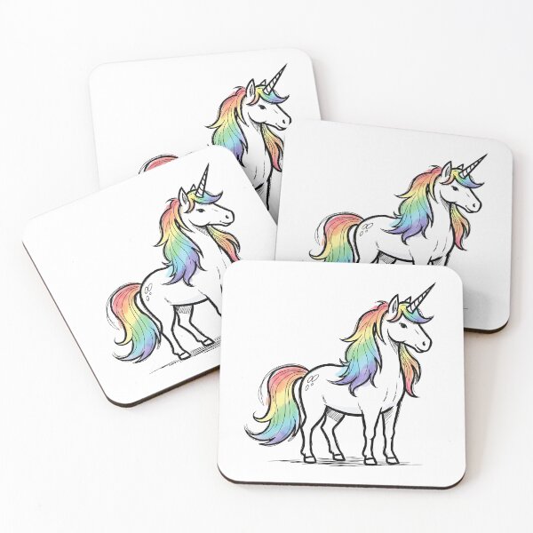 Item preview, Rainbow Unicorn designed and sold by Thunderbelts.