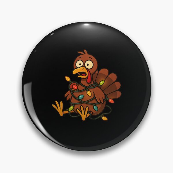 Item preview, A Turkey Wrapped in Christmas Lights Thanksgiving Christmas Tree designed and sold by SpokeBender.